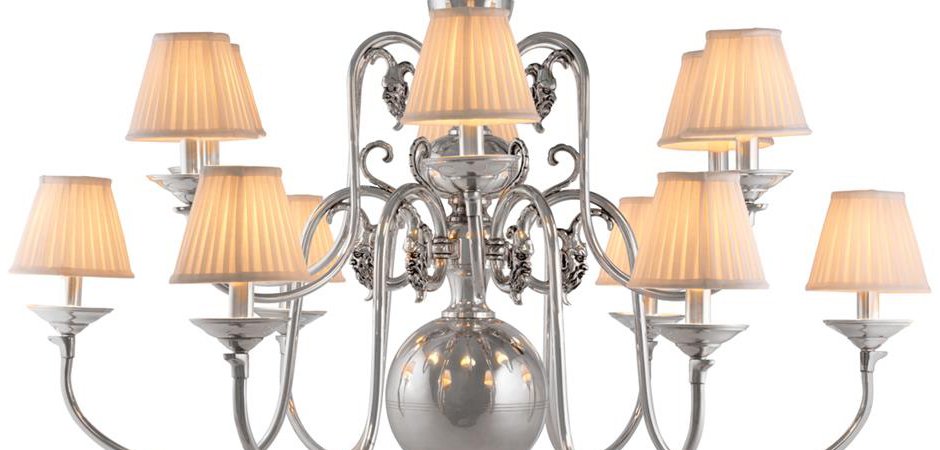 Люстра Eichholtz Chandelier La Chapelle Silver - Loft-Concept в Новосибирске