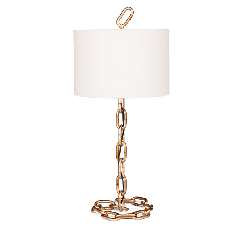 Настольная лампа Camryn Table Lamp Золотой Белый в Новосибирске | Loft Concept 