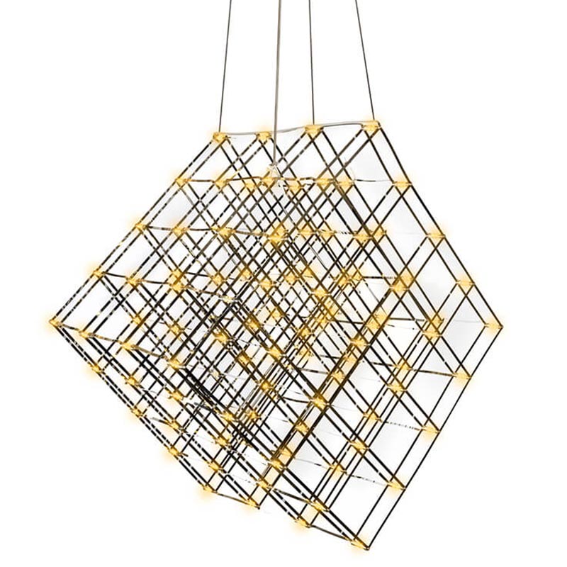 Люстра Moooi Tesseract Yellow lamp L Хром в Новосибирске | Loft Concept 