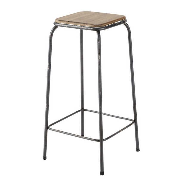 Барный стул Industrial Metal Rust Kraft Barstool Коричневый Сталь в Новосибирске | Loft Concept 