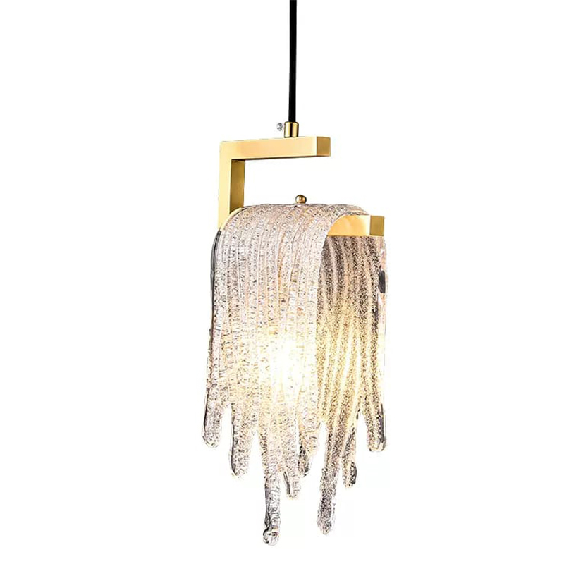 Подвесной светильник Fused Glass Hanging lamp Золотой в Новосибирске | Loft Concept 