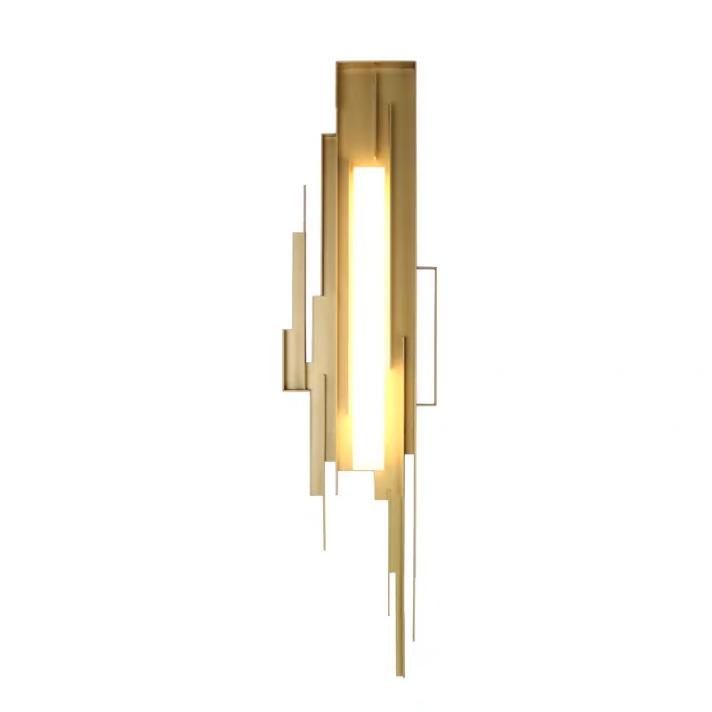 Бра Flowing Metal Sconce Золотой в Новосибирске | Loft Concept 