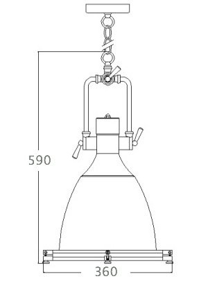 Светильник Copper Industrial Pendant Light Postapokalipsis в Новосибирске