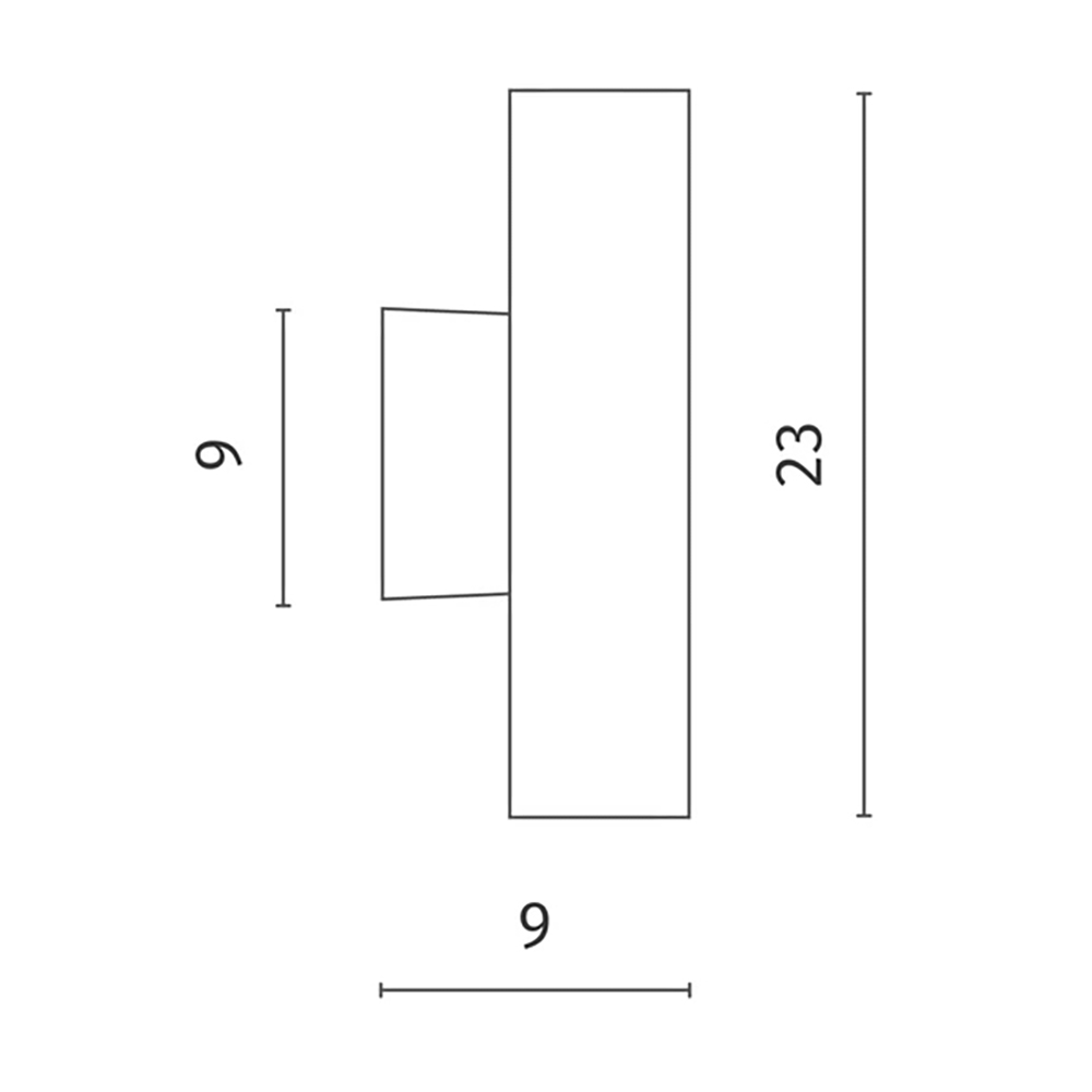 Бра Douro Light черный бетон в Новосибирске