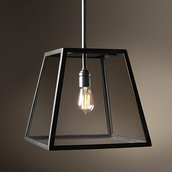 Подвесной светильник Loft Industrial Filament Pendant Черный в Новосибирске | Loft Concept 