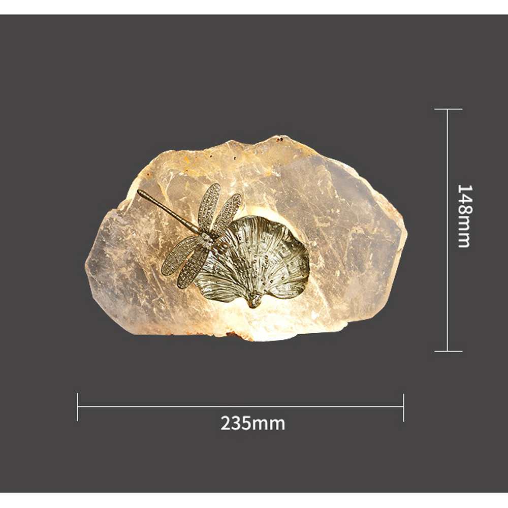 Бра Декоративный лист с стрекозой Glacial Fragment Бра Декоративный лист с стрекозой Glacial Fragment в Новосибирске