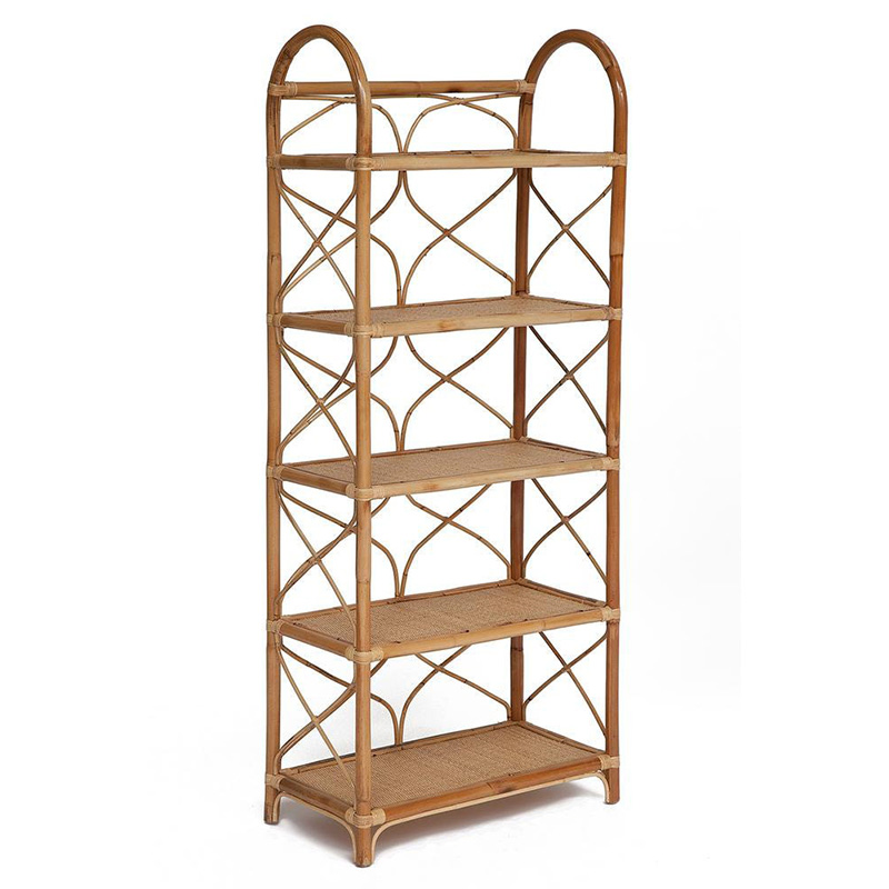 Этажерка Rattan Wicker Bookcase Древесина в Новосибирске | Loft Concept 