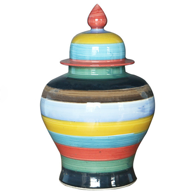 Ваза Colored Stripes Rainbow Vase Мульти в Новосибирске | Loft Concept 