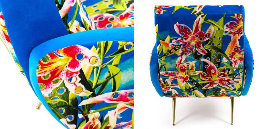 Кресло Seletti Armchair Flowers with holes - фото №2