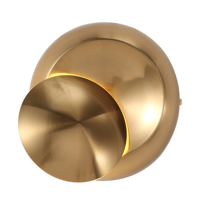 Бра Light Point Luna Wall Lamp Gold Латунь в Новосибирске | Loft Concept 