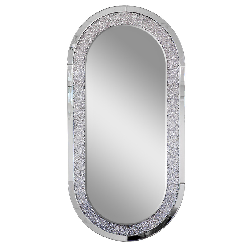 Зеркало Odila Crystals Oval Mirror  в Новосибирске | Loft Concept 