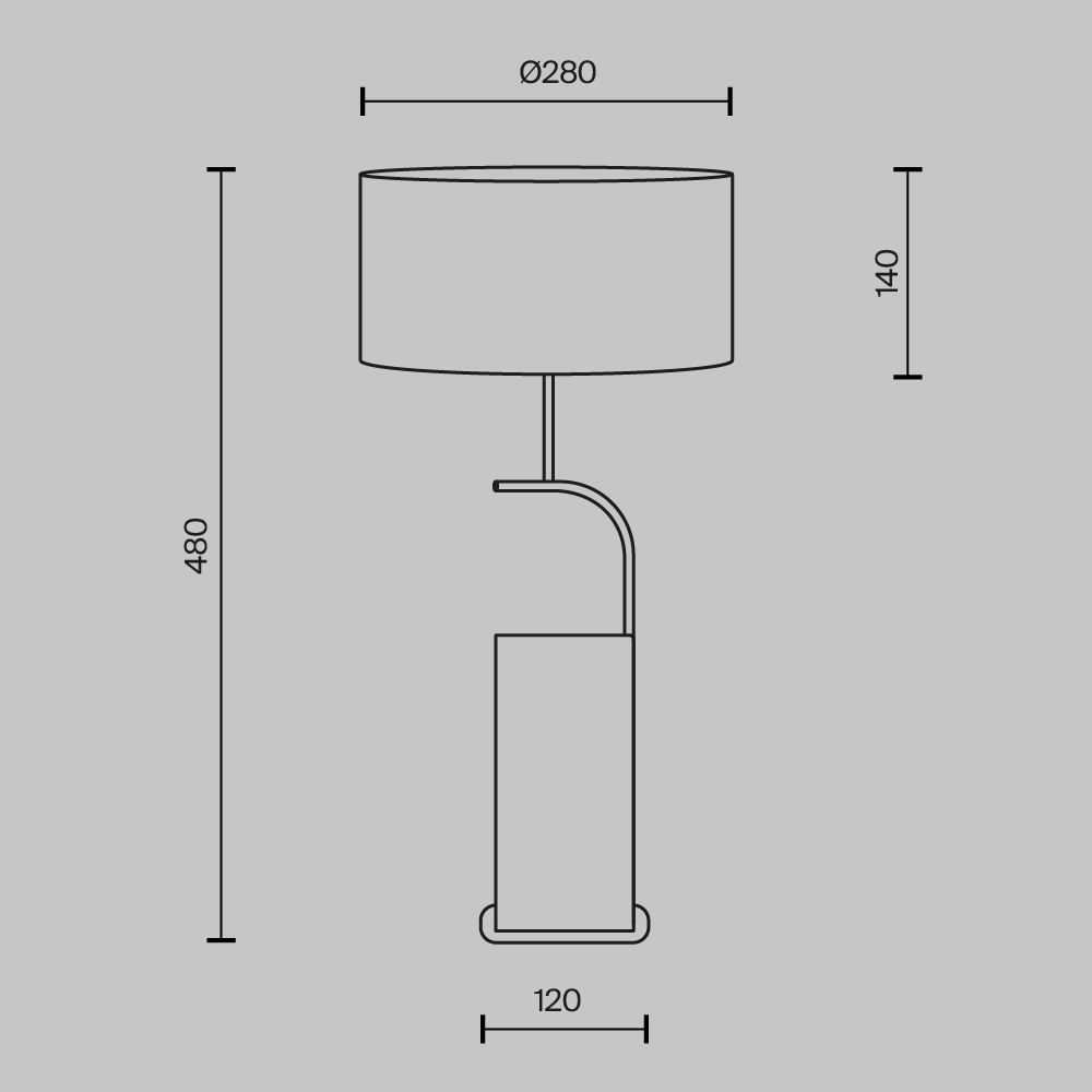 Настольный светильник Glamping Е14x2 в Новосибирске