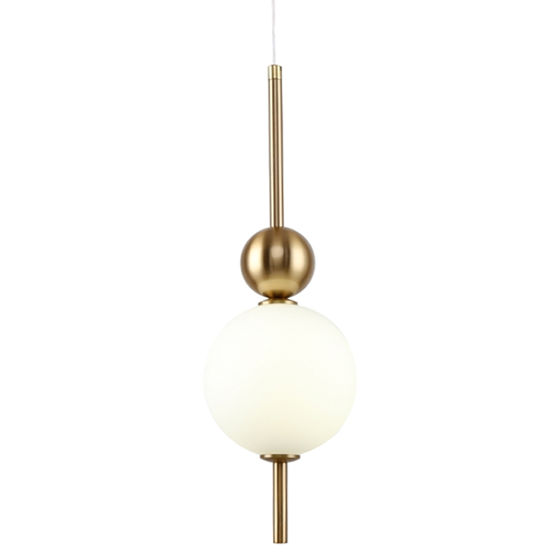 Подвесной светильник PEARLS SUSPENSION Белый Латунь в Новосибирске | Loft Concept 