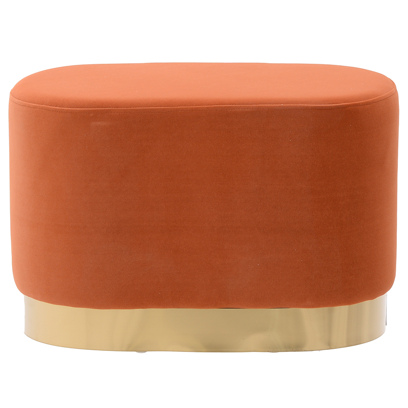 Пуф Juicy Orange Pouf Оранжевый Глянцевое золото в Новосибирске | Loft Concept 