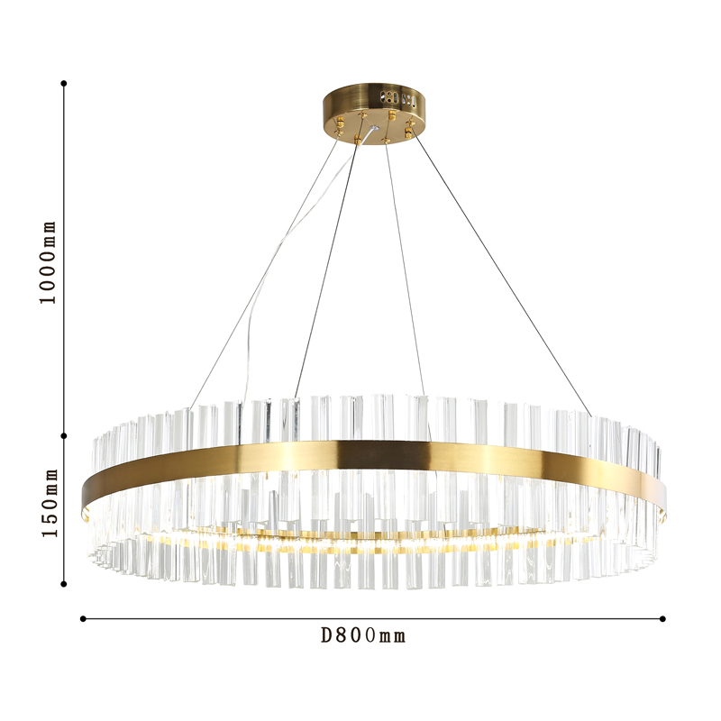 Кольцевая светодиодная люстра Ring Horizontal в Новосибирске