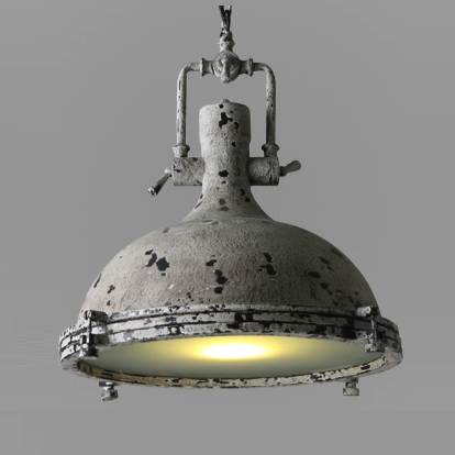 Светильник Gray Industrial Pendant Light  Postapokalipsis   в Новосибирске | Loft Concept 