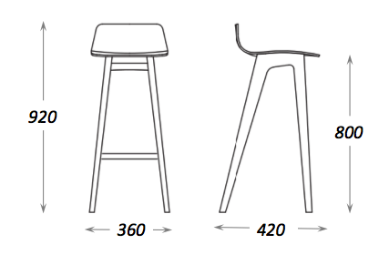 Барный стул Morph Bar Stool в Новосибирске