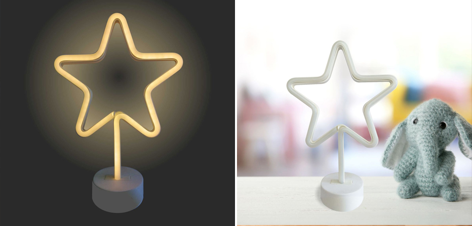 Неоновая настольная лампа Night Star - Loft-Concept в Новосибирске