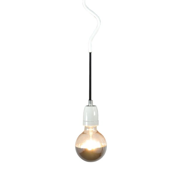 Подвесной светильник Spinner Bulb White Белый в Новосибирске | Loft Concept 