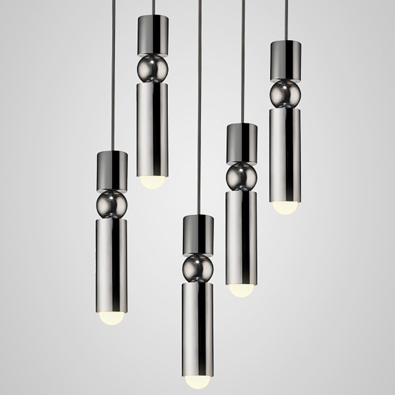 Подвесной светильник Fulcrum by Lee Broom Chrome Хром в Новосибирске | Loft Concept 