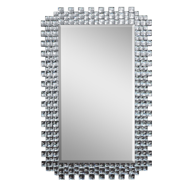 Зеркало Lasre Glitter Squares Mirror  в Новосибирске | Loft Concept 