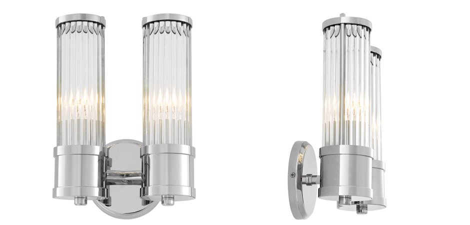 Бра Wall Lamp Claridges Dual Nickel - Loft-Concept в Новосибирске
