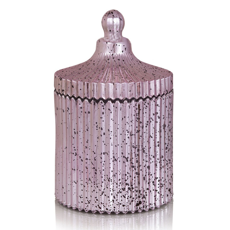Ваза Glass Vessel With Lid розовая Розовый Ваза Glass Vessel With Lid розовая Розовый в Новосибирске | Loft Concept