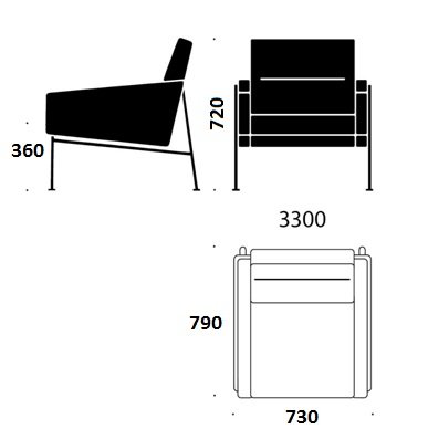 Кресло 3300 series Easy chair в Новосибирске