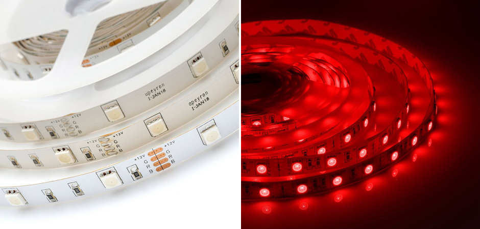 Светодиодная лента 7,2W/m 30LED/m 5050SMD разноцветная 3M - Loft-Concept в Новосибирске