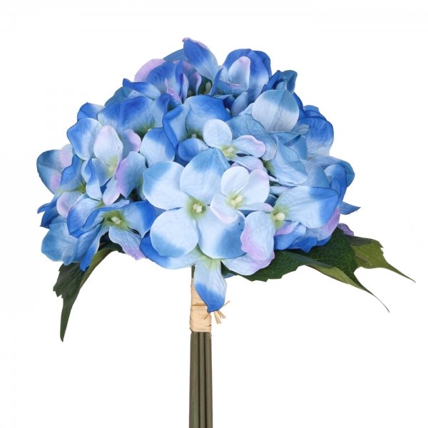 Декоративный искусственный цветок Blue Hydrangea Синий Зеленый в Новосибирске | Loft Concept 