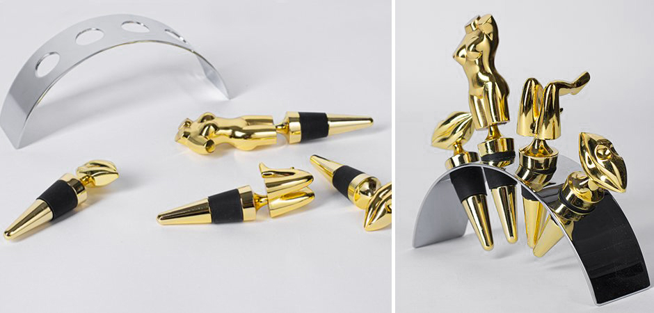 Набор пробок для бутылок ACOLYTE WINE STOPPER - Loft-Concept в Новосибирске