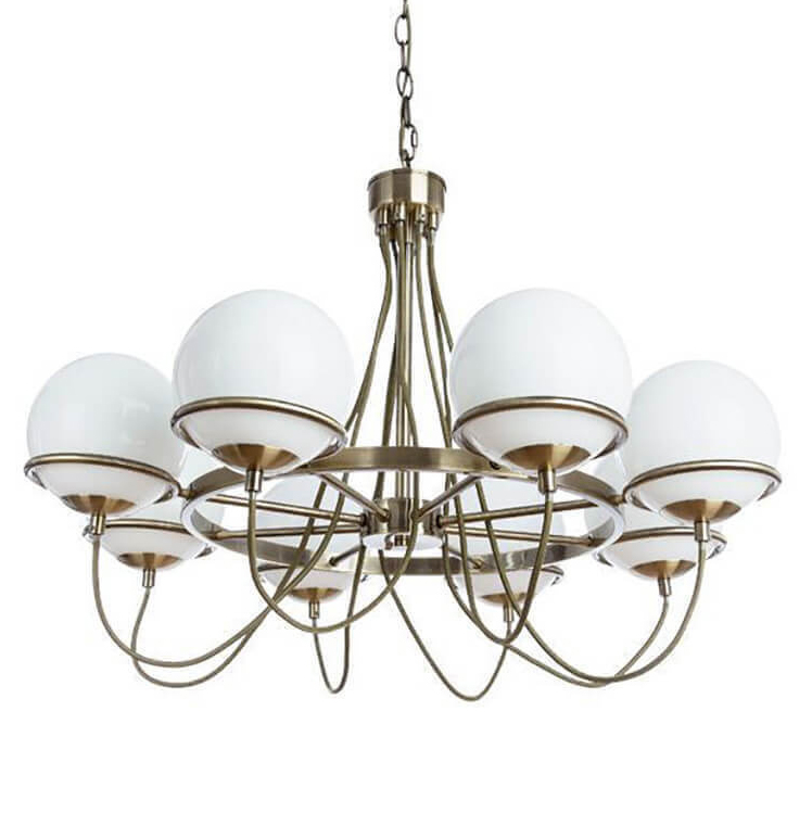 Люстра Melissa Chandelier Bronze Бронза Белый в Новосибирске | Loft Concept 