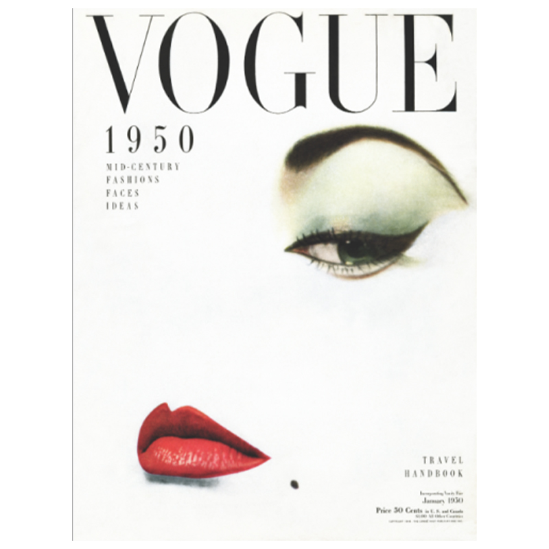 Постер Vogue Cover 1950 January  в Новосибирске | Loft Concept 