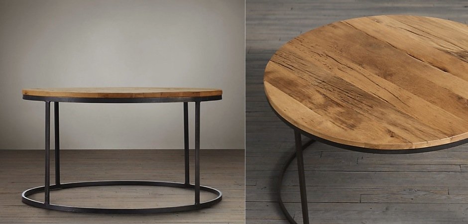 Стол Loft Wooden Round Стол Loft Wooden Round - Loft-Concept в Новосибирске