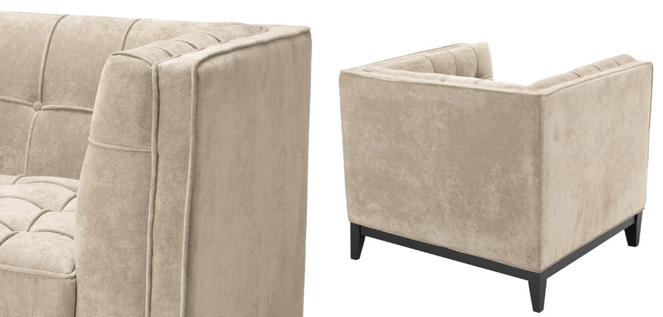 Кресло Eichholtz Chair Aldgate Greige Кресло Eichholtz Chair Aldgate Greige - Loft-Concept в Новосибирске