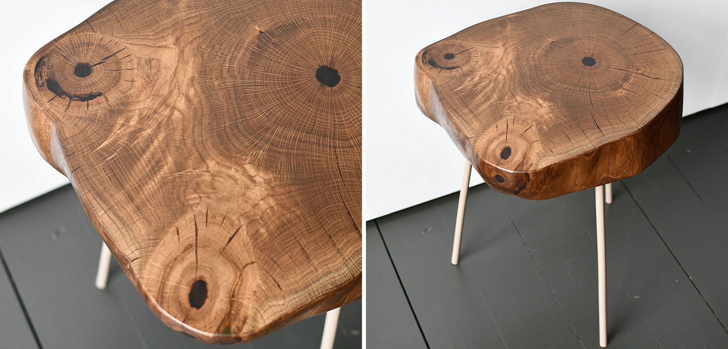 Приставной стол Povey Industrial Metal Rust Side Table - фото