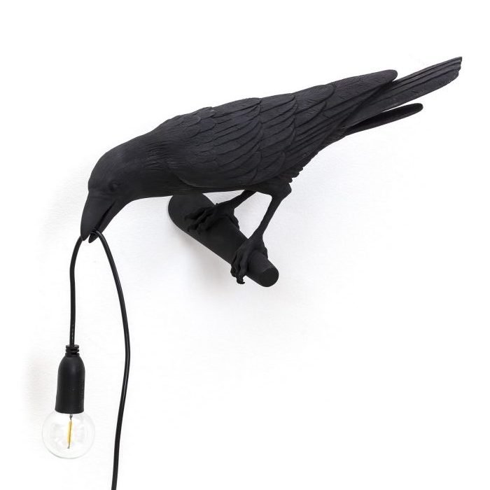 Бра Seletti Bird Lamp Black Looking Черный в Новосибирске | Loft Concept 