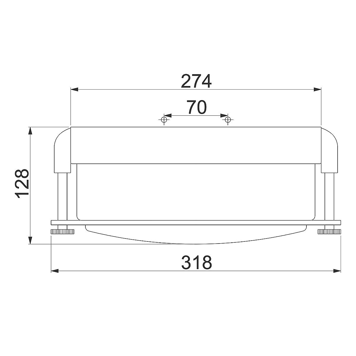 Потолочный светильник для ванных комнат цвета никель с плафоном из опалового стекла и декоративными держателями Hinkley в Новосибирске