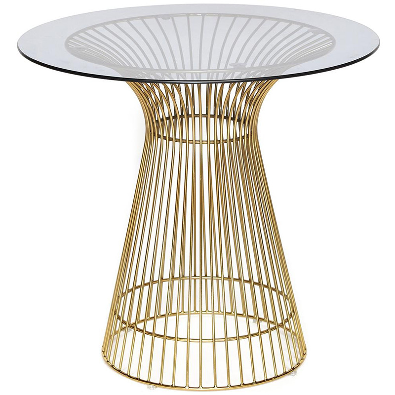 Обеденный стол Platner table gold Золотой Прозрачный в Новосибирске | Loft Concept 