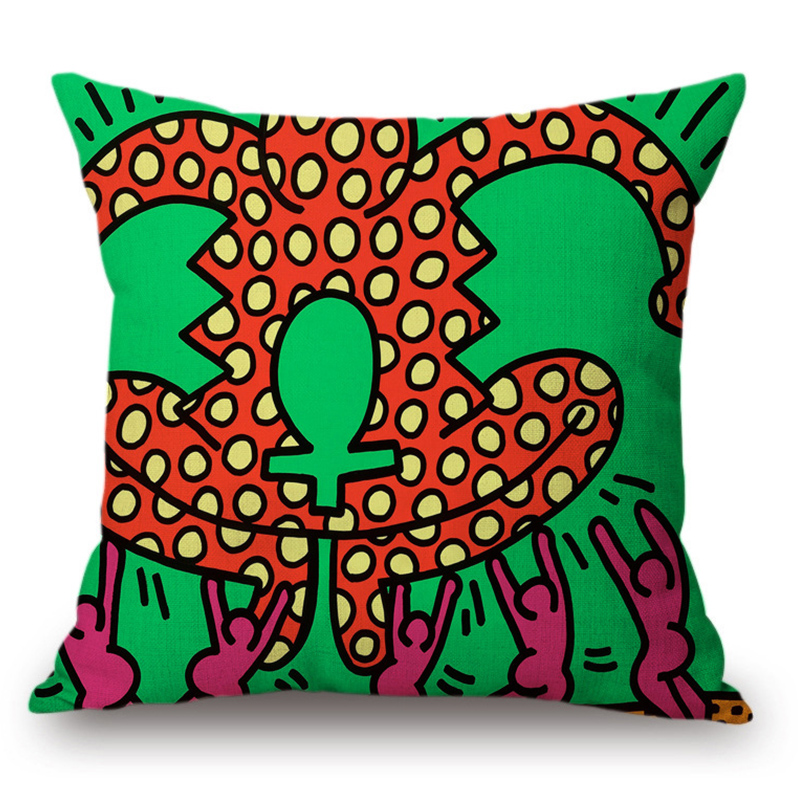 Подушка Keith Haring 17 Мульти в Новосибирске | Loft Concept 