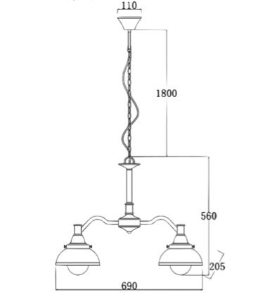 Люстра Old Copper Chandelier в Новосибирске