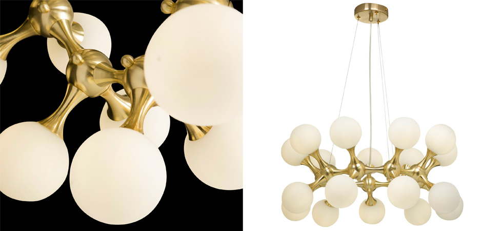 Люстра MOONDROP Chandelier Gold 18 Люстра MOONDROP Chandelier Gold 18 - Loft-Concept в Новосибирске