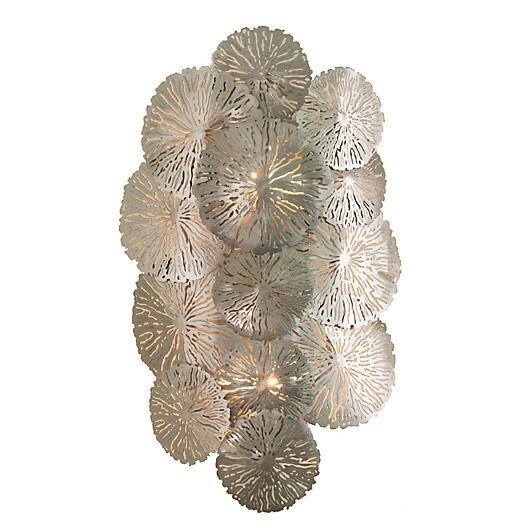 Бра Lily Pad Wall Sconce Nickel Серебряный в Новосибирске | Loft Concept 