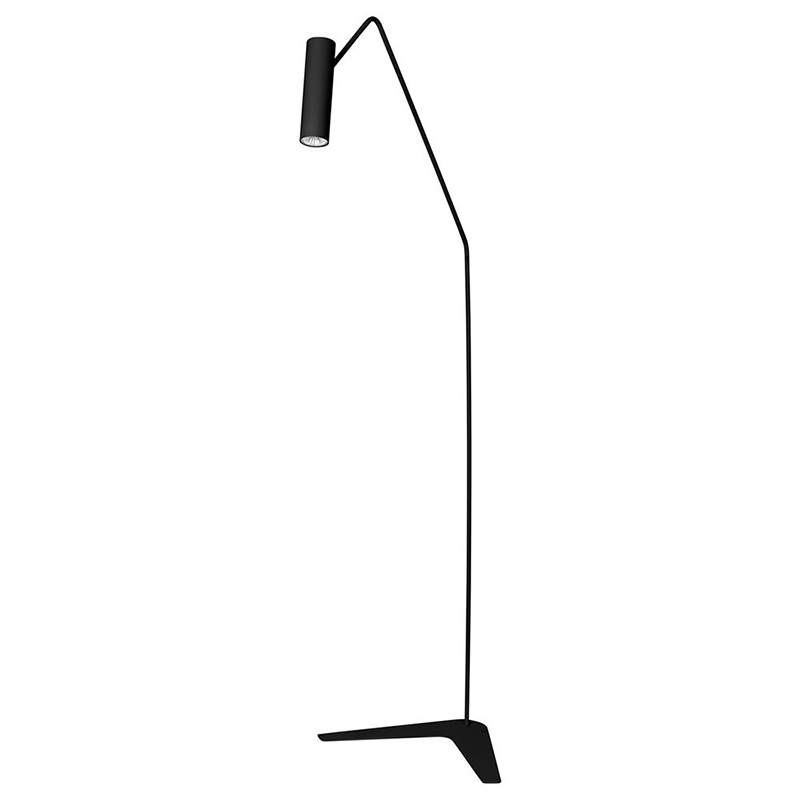 Торшер Tibo Trumpet Floor Lamp black Черный в Новосибирске | Loft Concept 