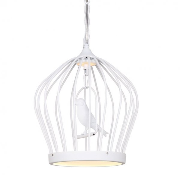 Люстра Birdcage Chandelier White Белый в Новосибирске | Loft Concept 