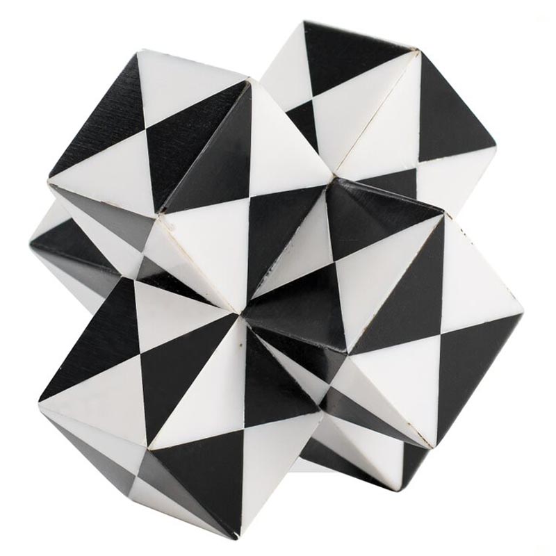 Статуэтка Geometric Figure black and white Черный Белый в Новосибирске | Loft Concept 