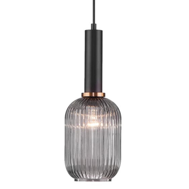 Светильник Ferm Living chinese lantern Gray III Серый (Gray) Черный в Новосибирске | Loft Concept 