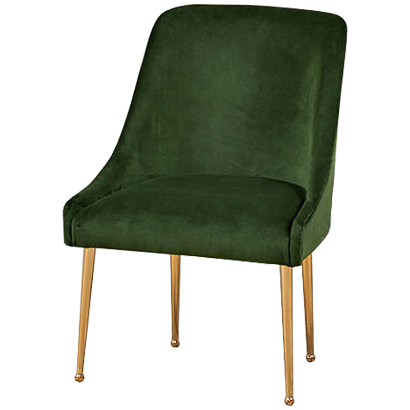 Стул Gormal Stool green Зеленый Золотой в Новосибирске | Loft Concept 