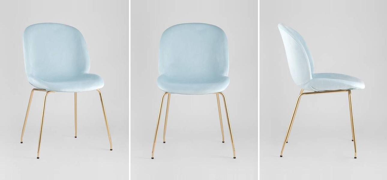 Стул Светло-Голубой Vendramin Chair - фото