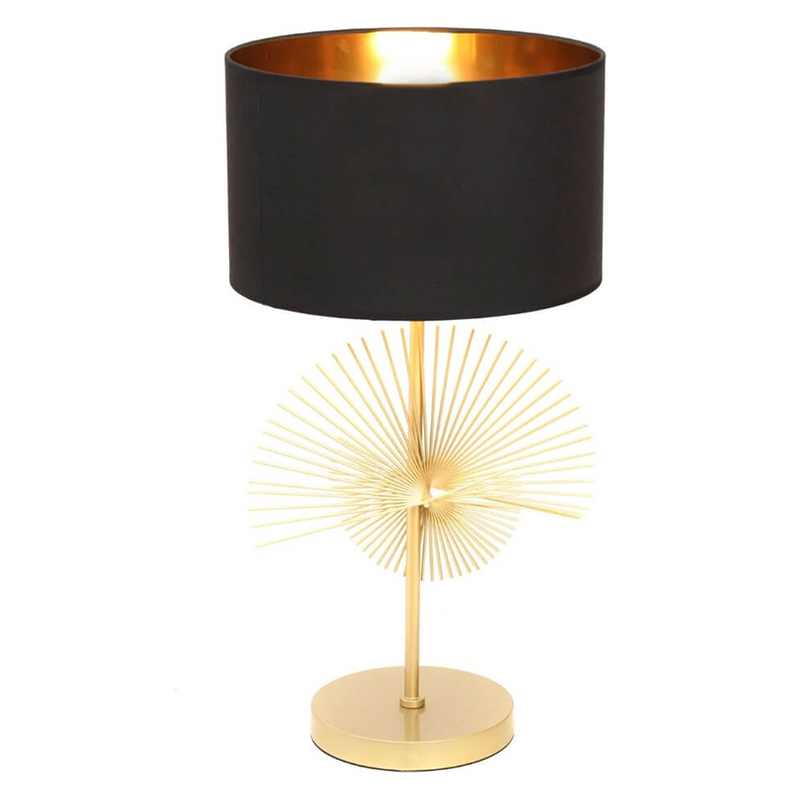 Настольная лампа Genoveva Table lamp black Черный Золотой в Новосибирске | Loft Concept 